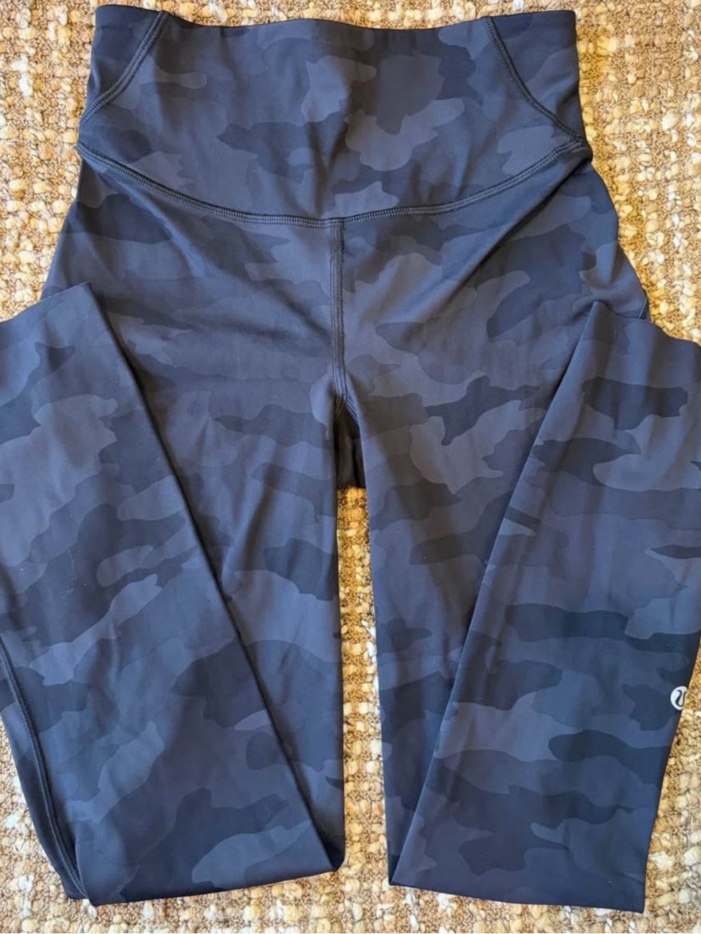lululemon athletica Dark Gray Camo High-Rise Leggings